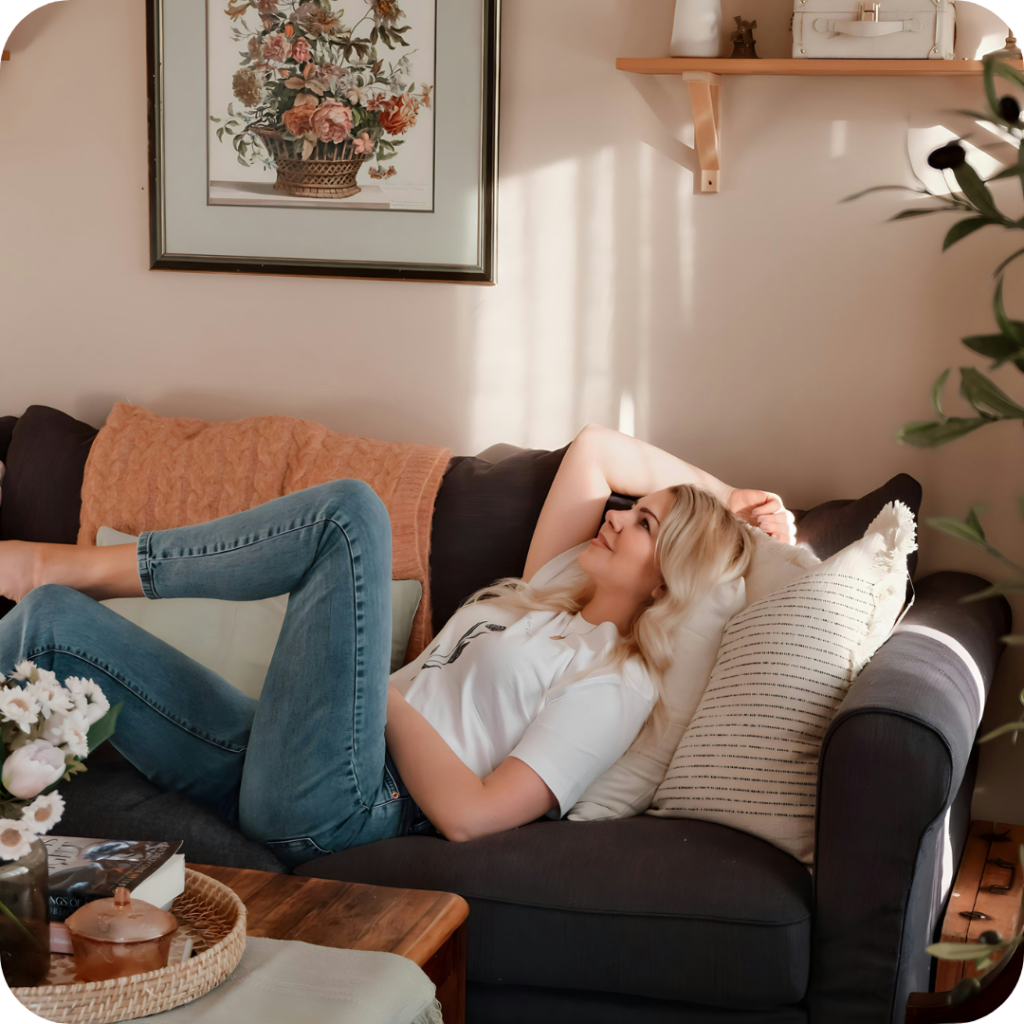 Enjoying a cool home