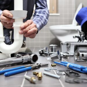 Multiple plumbing parts